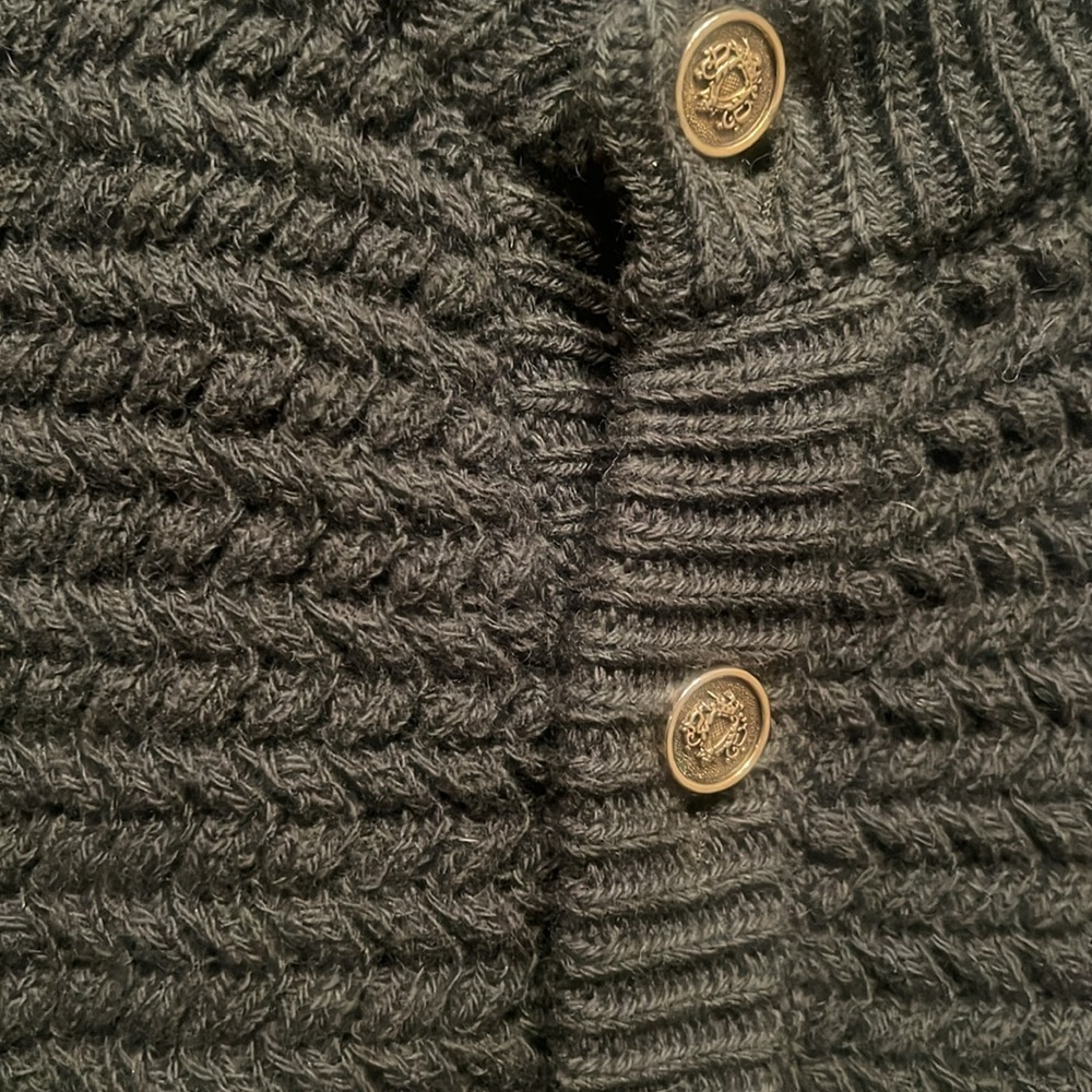 United Colors Of Benetton Dark Gray Cardigan - Picture 6 of 7